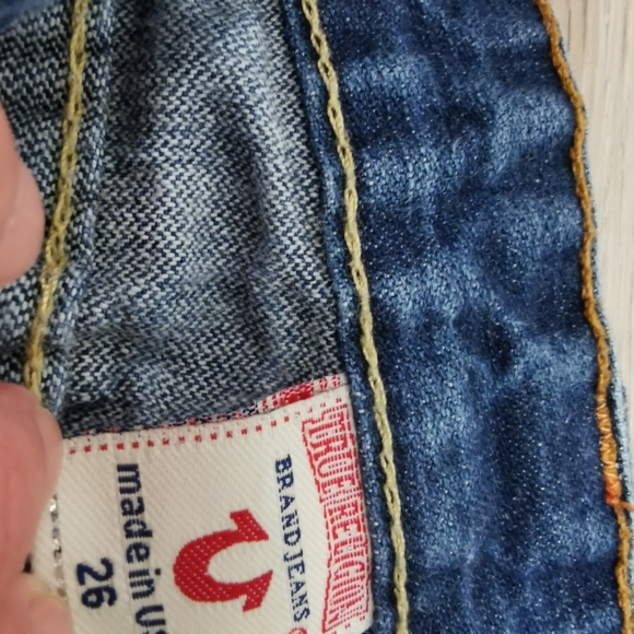 Used True Religion jeans, Billy straight, 26x32 - Picture 3 of 5
